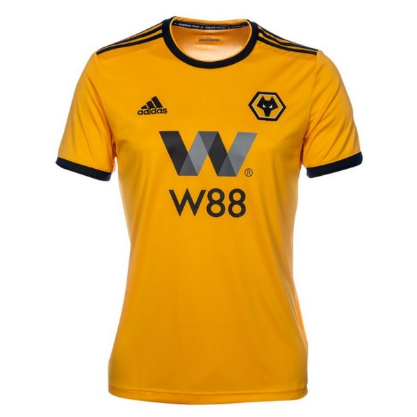 Thailande Maillot Football Wolves Domicile 2018-19 Jaune